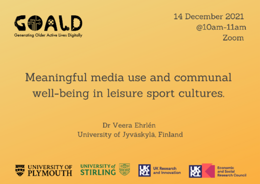 Meaningful media use and communal well-being in leisure sport cultures
